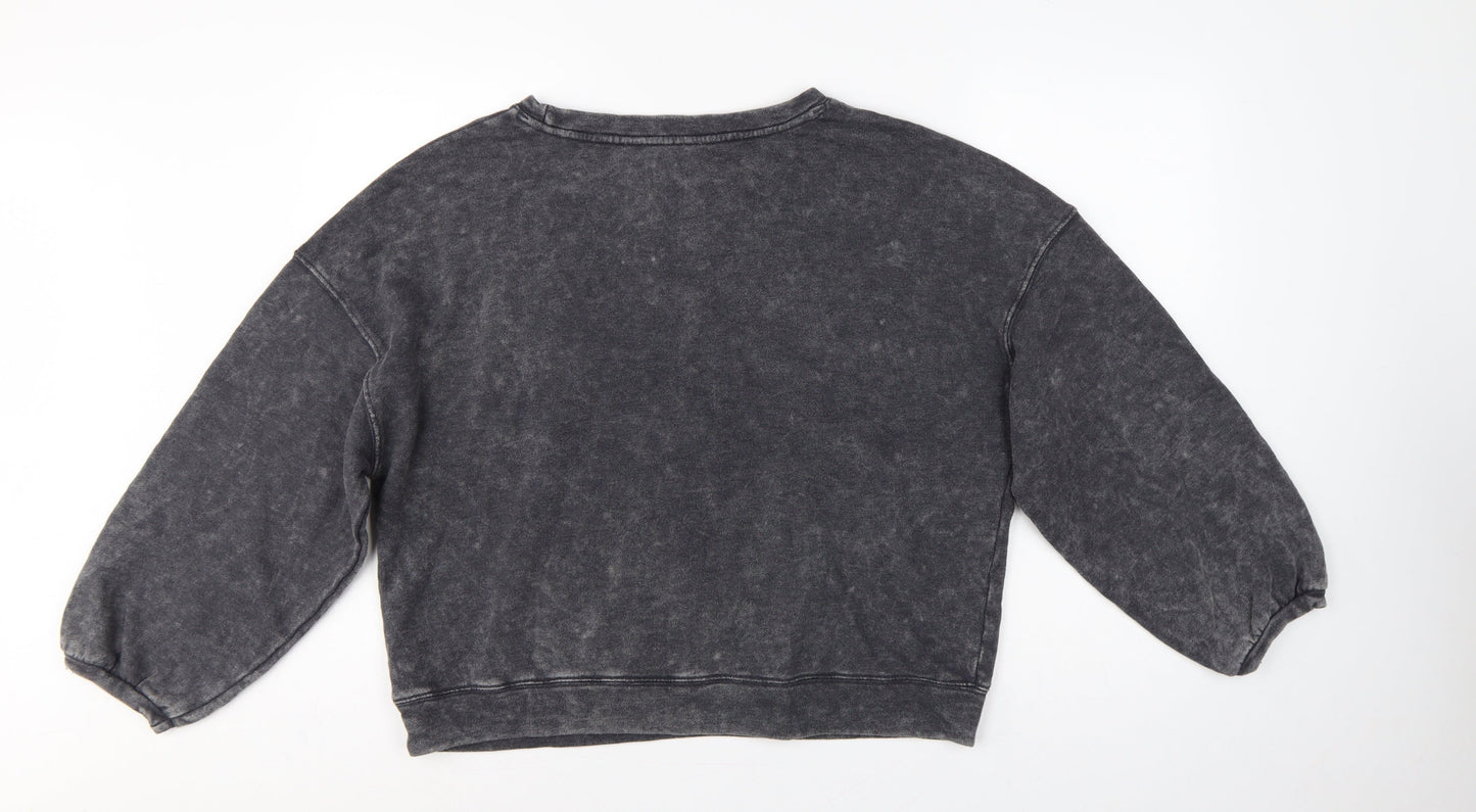 Sandwich_ Women’s Grey Washed Oversized Balloon Sleeve Sweatshirt L