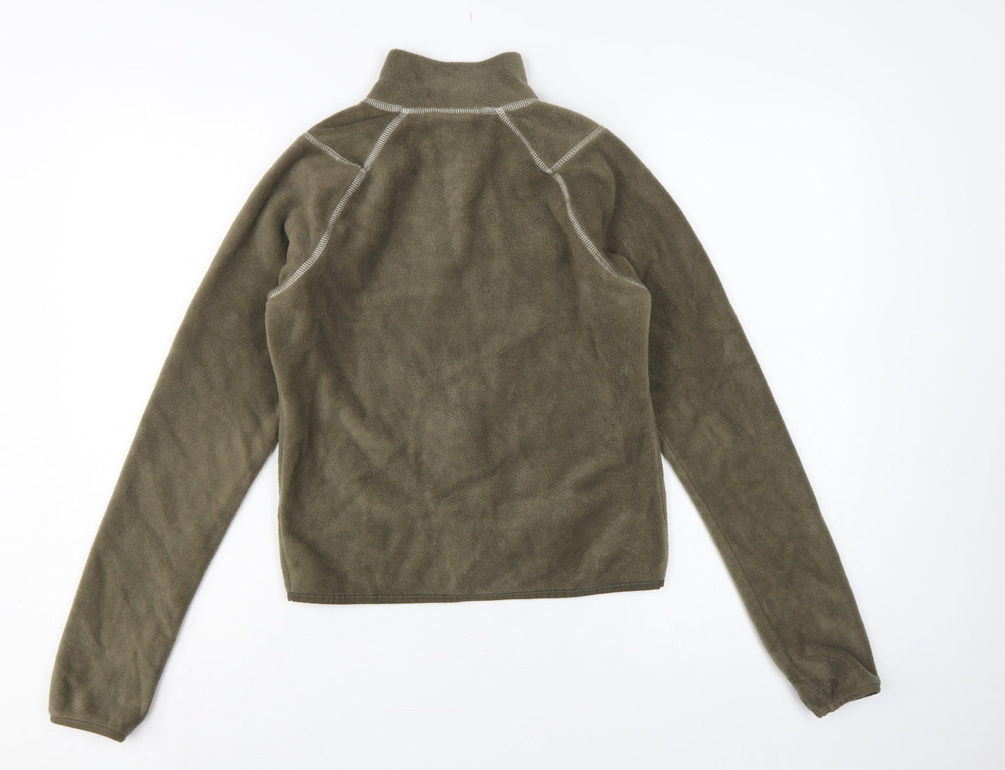 BDG Urban Outfitters Women Green S Fleece Full Zip Basic Jacket