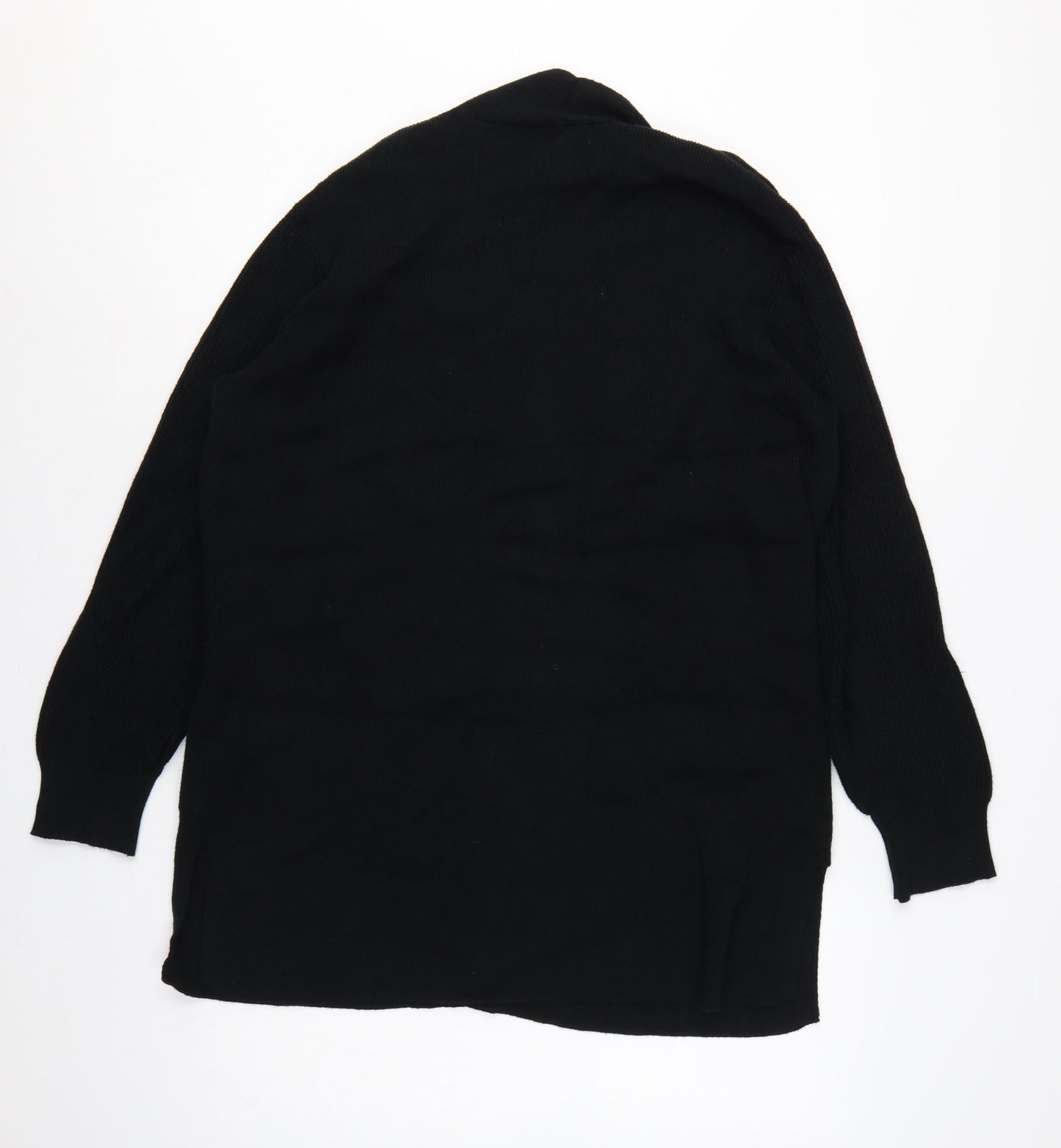 Marks & Spencer Women’s Black UK 16 Open Cardigan Pockets