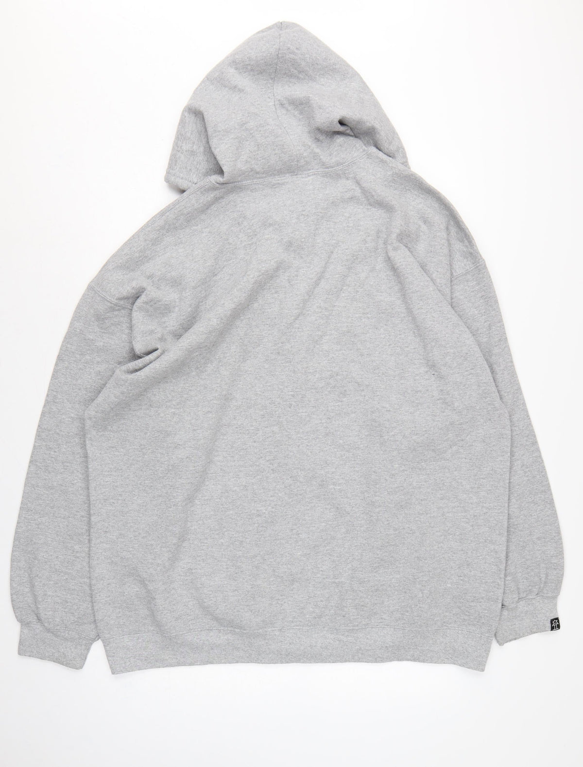 Brand and care label for Inferential Clothing Men’s Grey 2XL Full Zip Embroidered Logo Hoodie