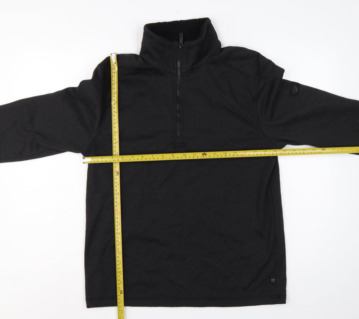 Regatta Men’s Black L 1/4 Zip Pullover Fleece Sweatshirt Outdoor