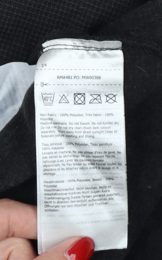 Regatta Men’s Black L 1/4 Zip Pullover Fleece Sweatshirt Outdoor