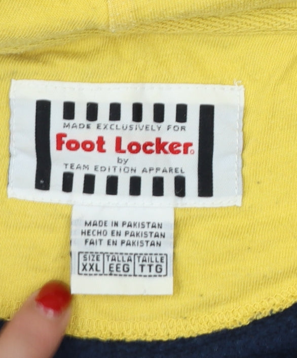 Foot Locker Men’s Blue Yellow UCLA Logo Pullover Hoodie 2XL