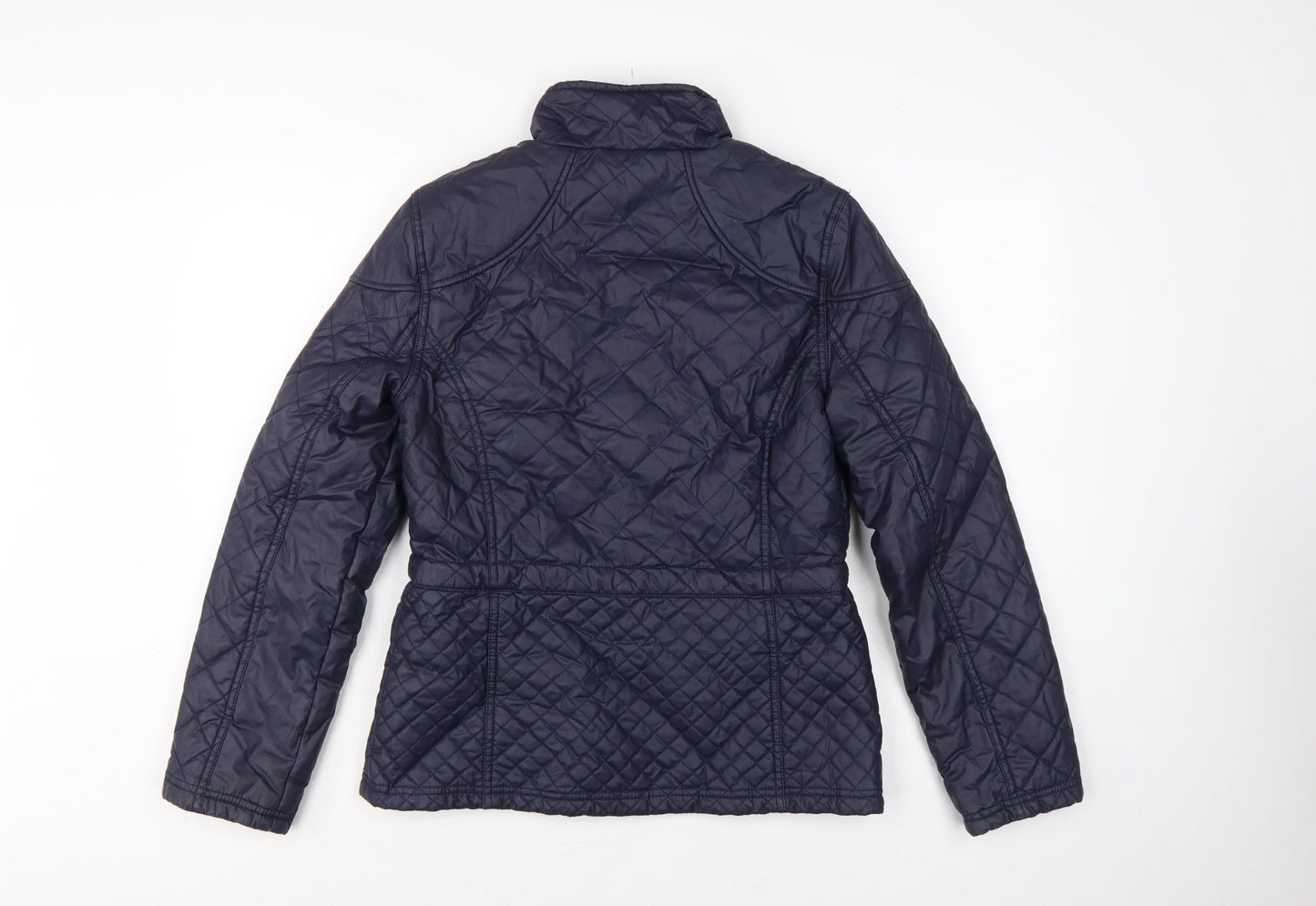 M&S Indigo Women’s Blue UK 10 Quilted Padded Zip Jacket