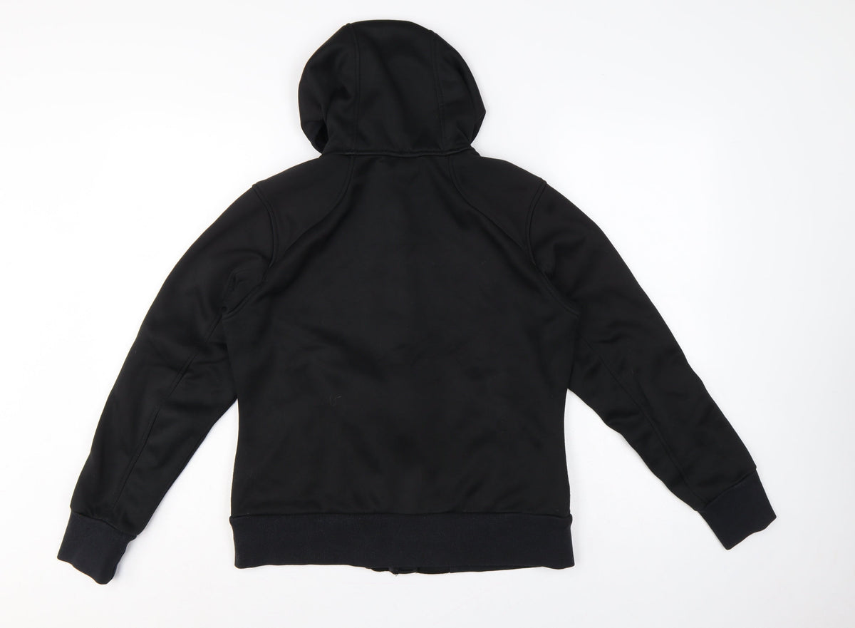 Hi-Tec Unisex Adults Black M Full Zip Hooded Softshell Hoodie