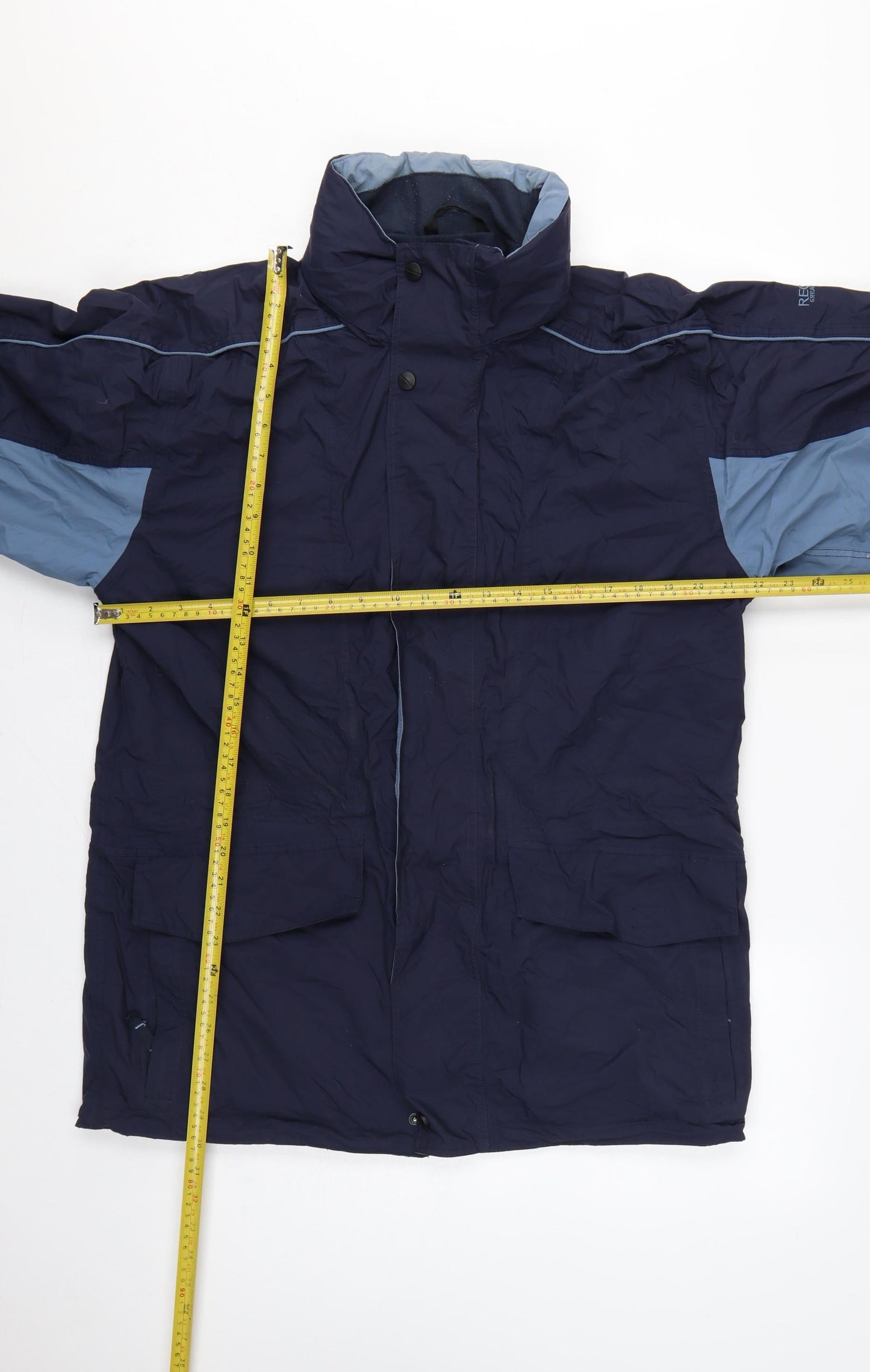 Regatta Men’s Blue Size S 38in Outdoor Waterproof Parka Jacket