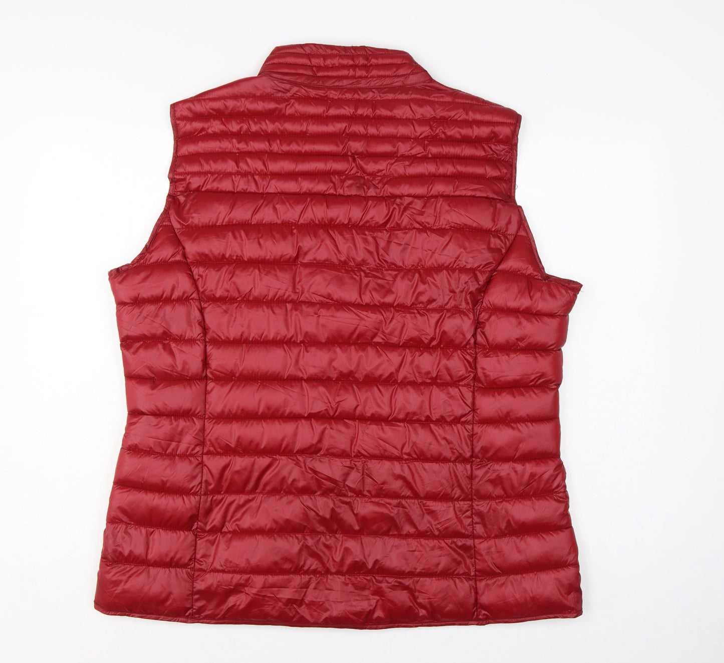 Classic Women’s Red Size 18 Quilted Puffer Gilet Bodywarmer