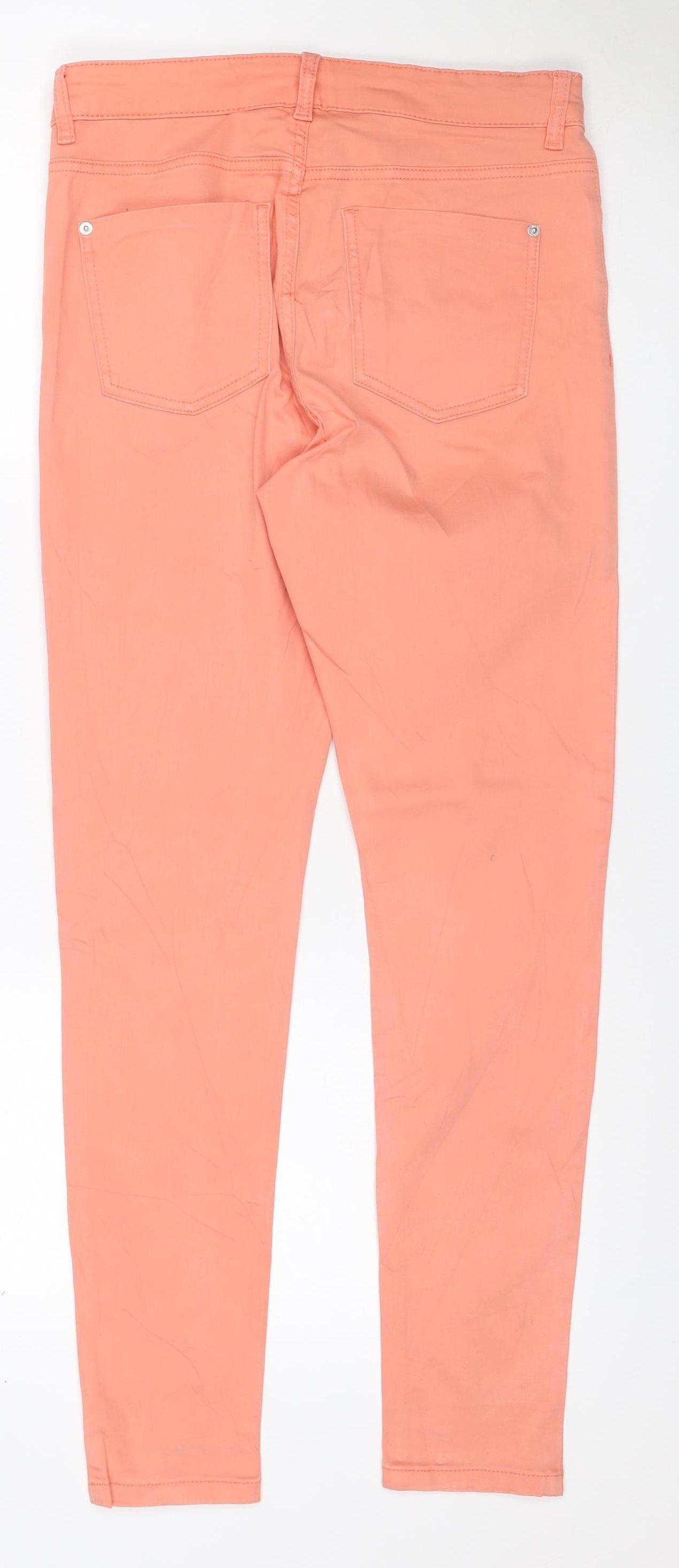 Marks and Spencer Women Orange UK 10 Super Skinny Stretch Jeans