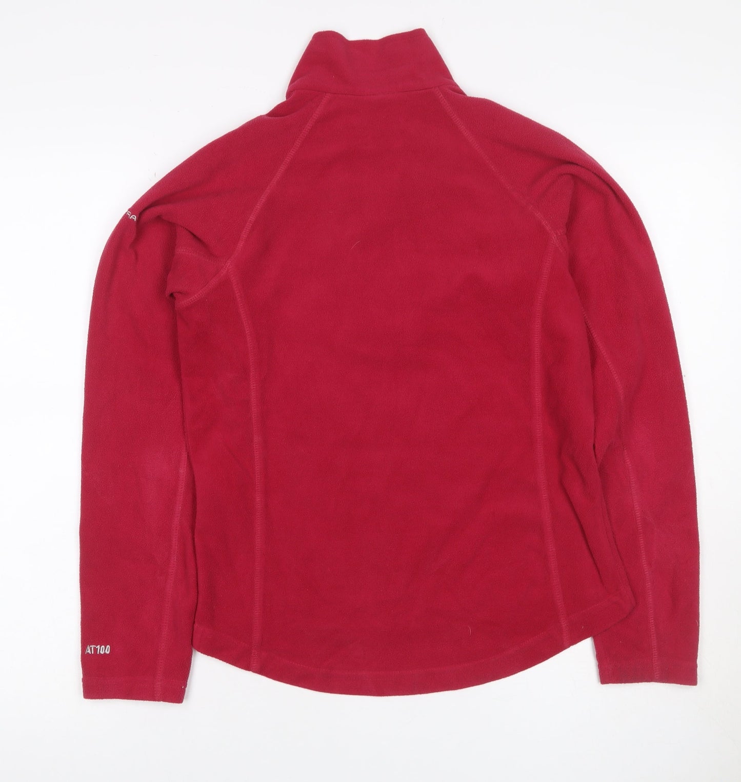 Trespass Women’s Red Small Fleece 1/4 Zip Outdoor Sweatshirt