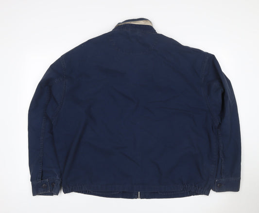 Fred Perry Men’s Blue XL Cotton Full Zip Classic Jacket