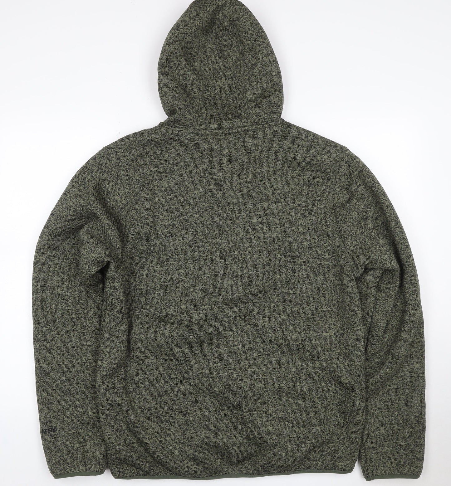 Trespass Men’s Green L Hooded Fleece Lined Full Zip Jacket
