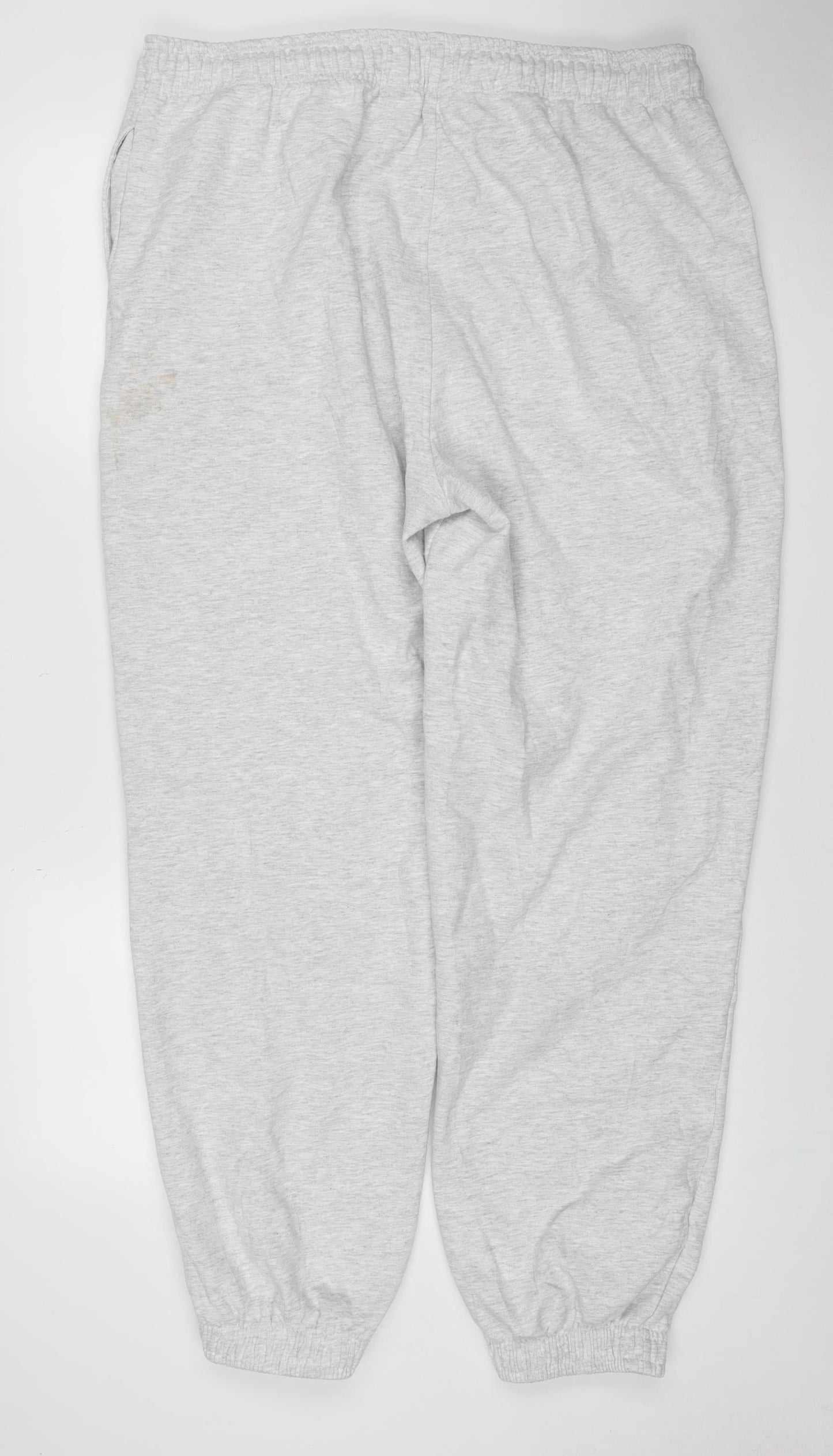 Topshop Women’s Grey UK 16 Jogger Sweatpants Drawstring Cotton Blend