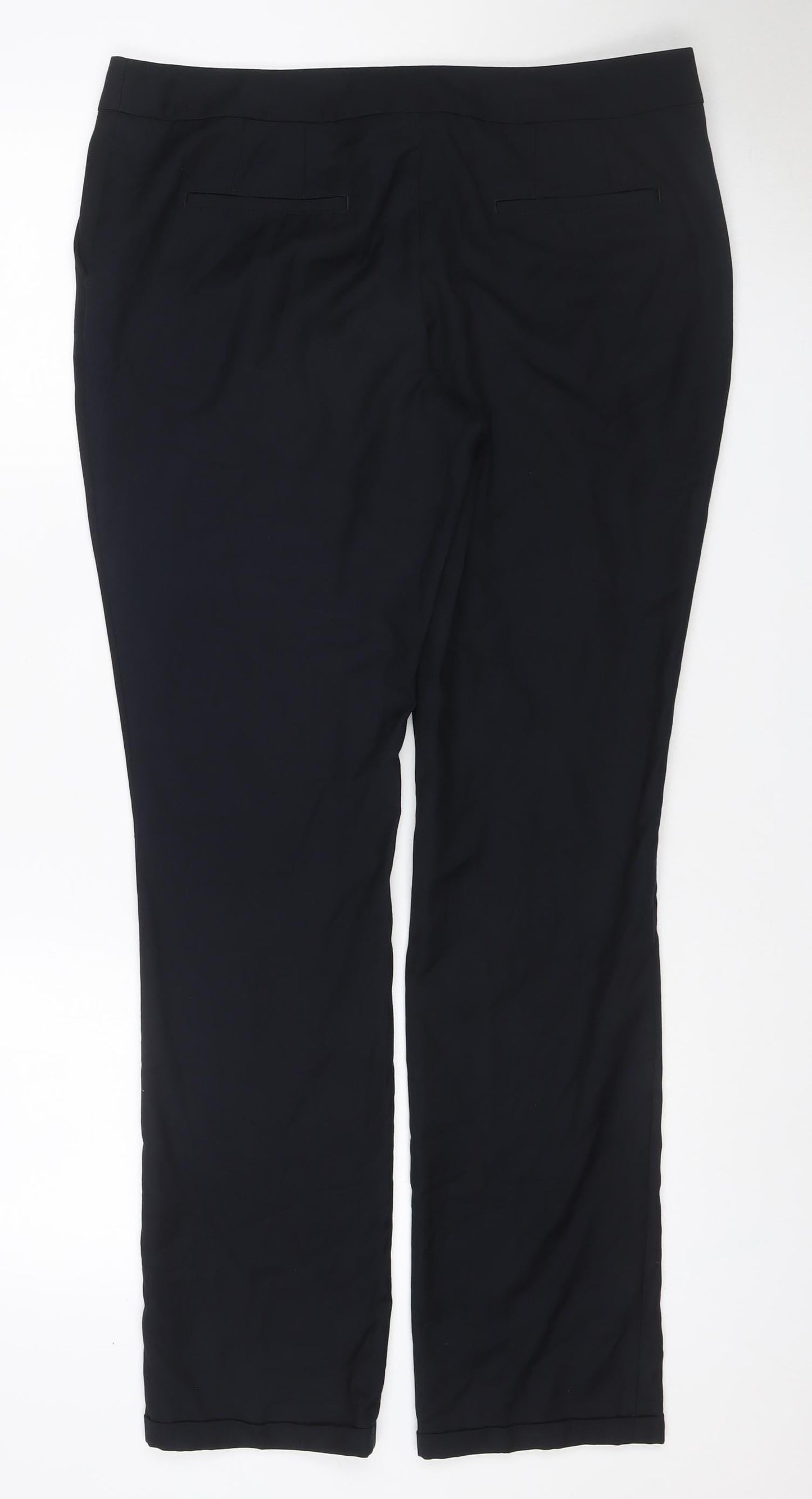 Next Women’s Black Size 12L Bootcut Stretch Work Trousers