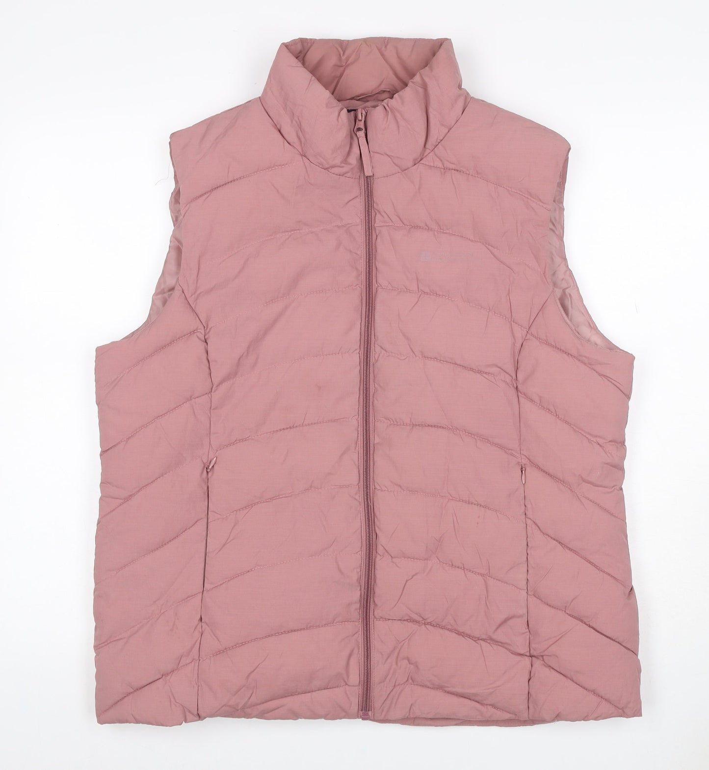Mountain Warehouse Women Pink UK 18 Quilted Puffer Gilet Bodywarmer