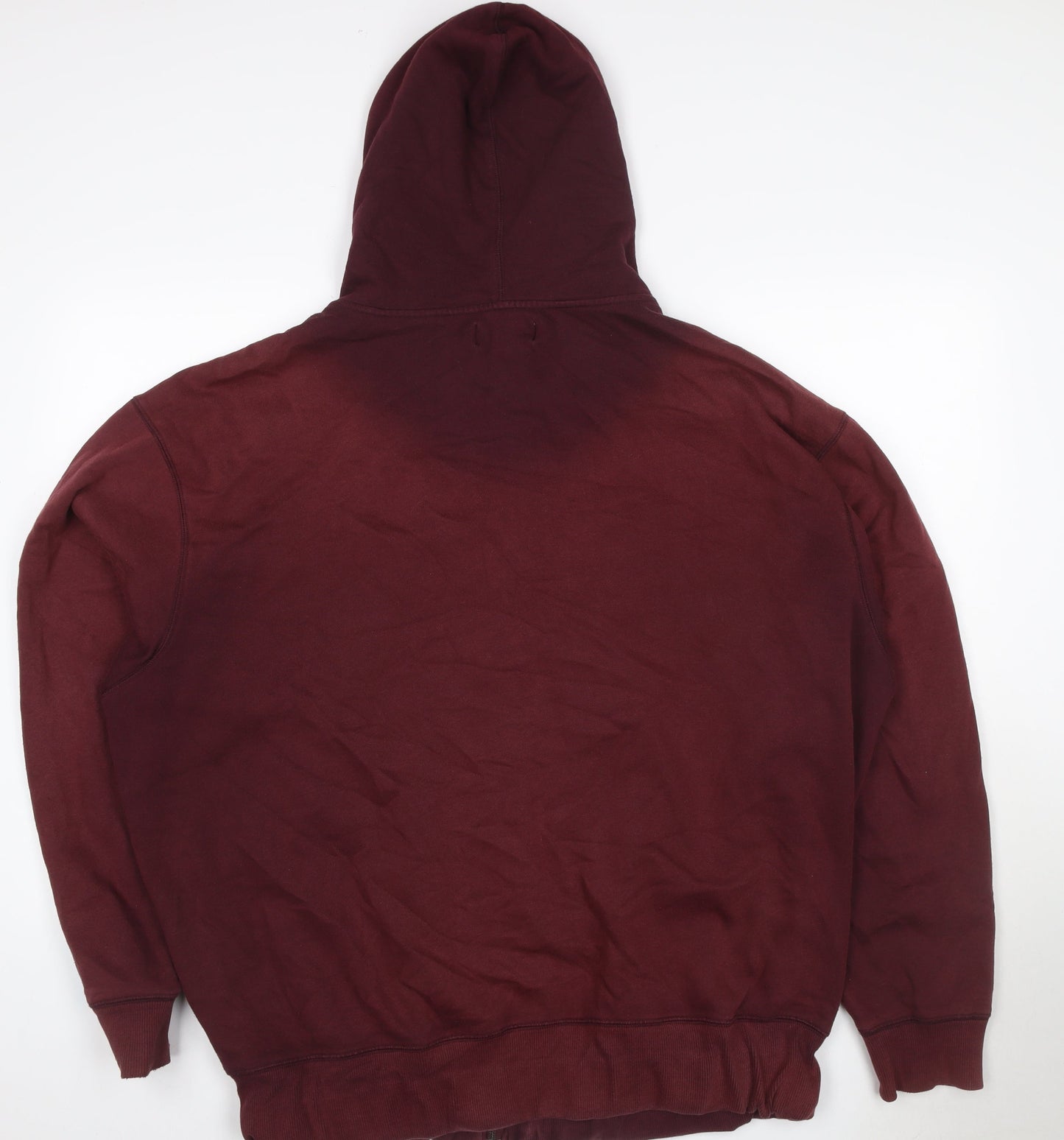 Original Penguin Men’s Red 2XL Full Zip Logo Hoodie