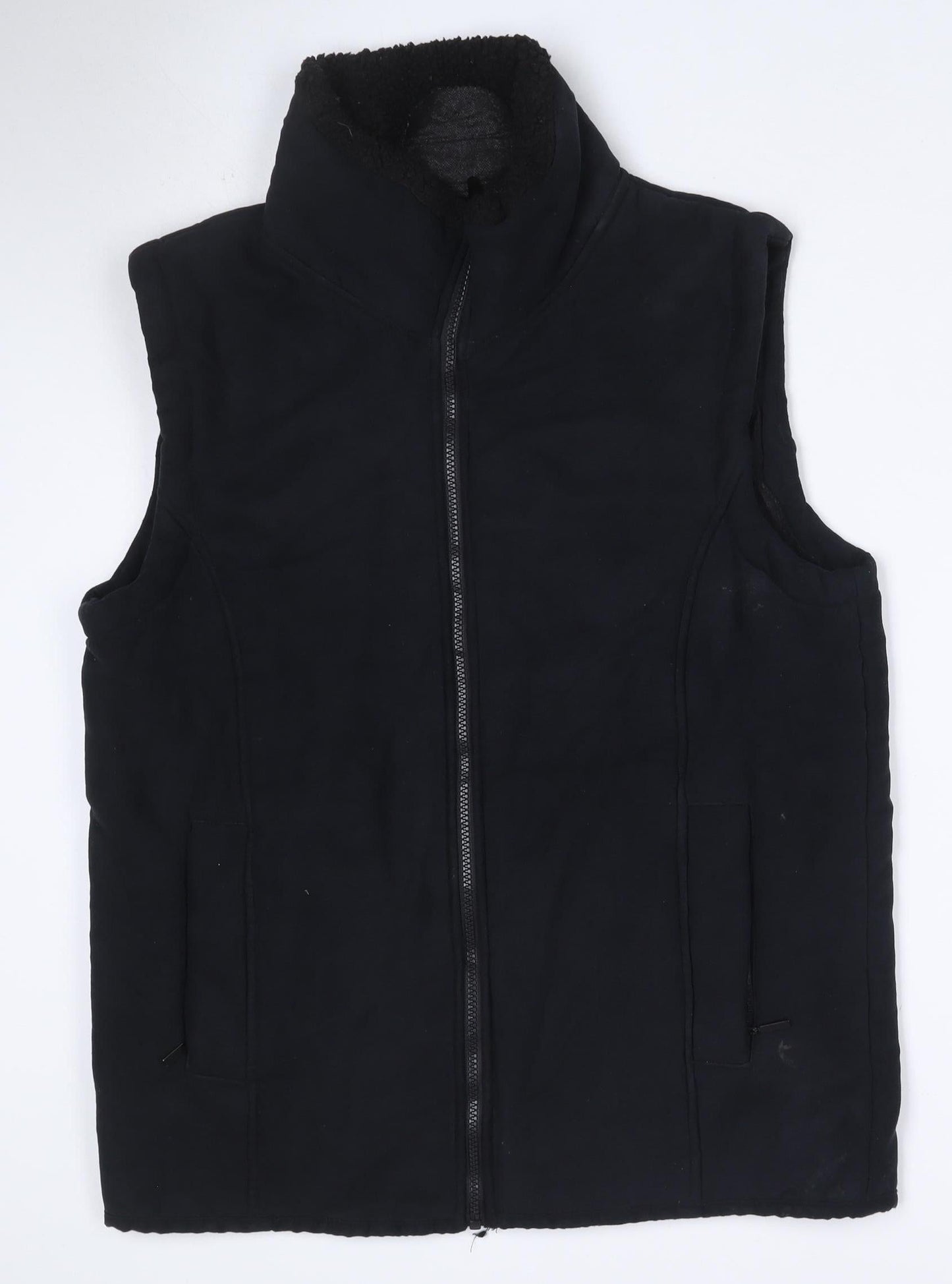 Casamia Exclusive Women’s Black M Softshell Fleece Lined Zip Waistcoat