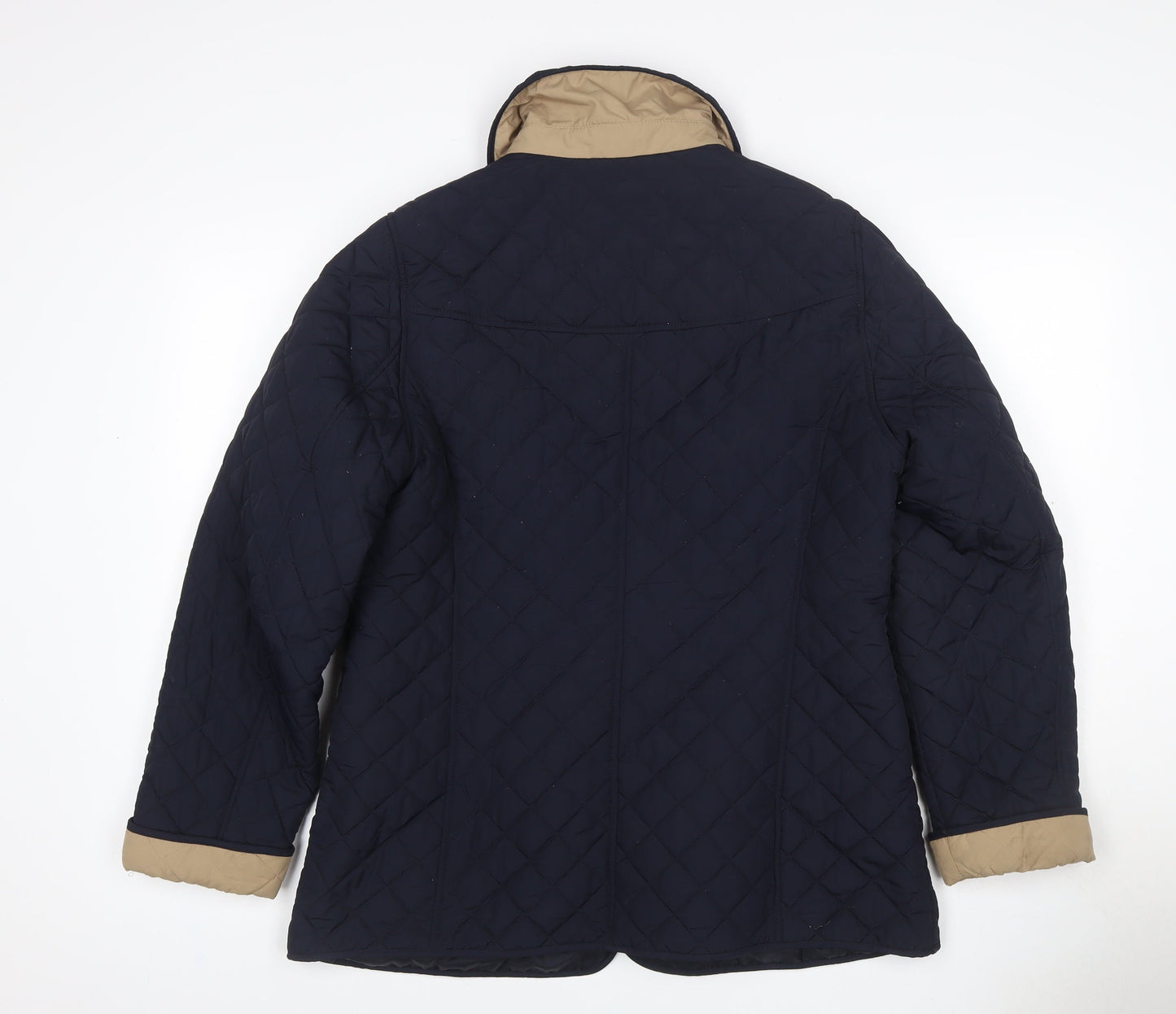 M&S Women’s Navy UK 14 Quilted Mid-Length Padded Coat Classic