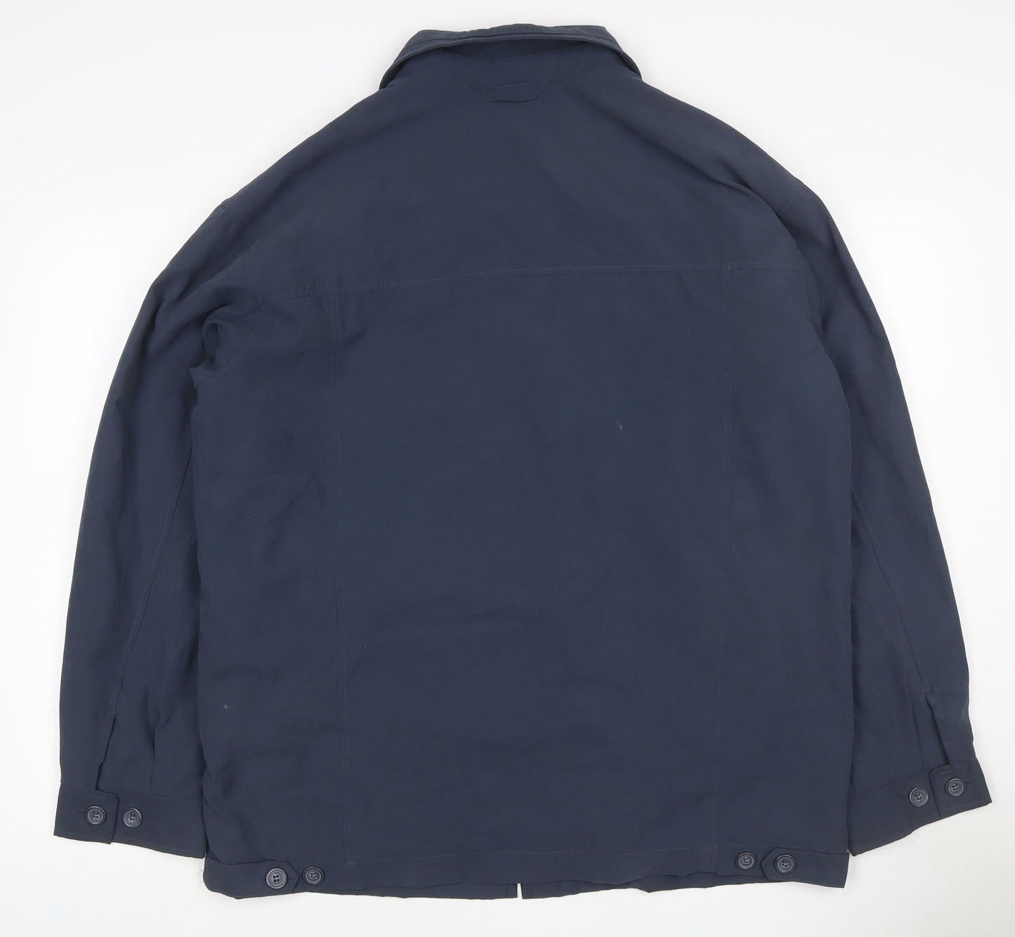 Carabou Men’s Blue Size L Full Zip Collared Basic Jacket