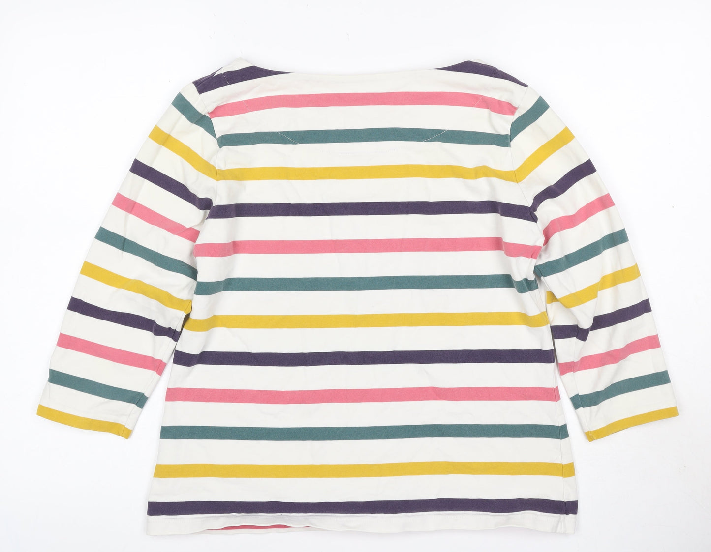 Mistral Women’s Multicoloured UK 12 Striped Jersey Long Sleeve T-Shirt