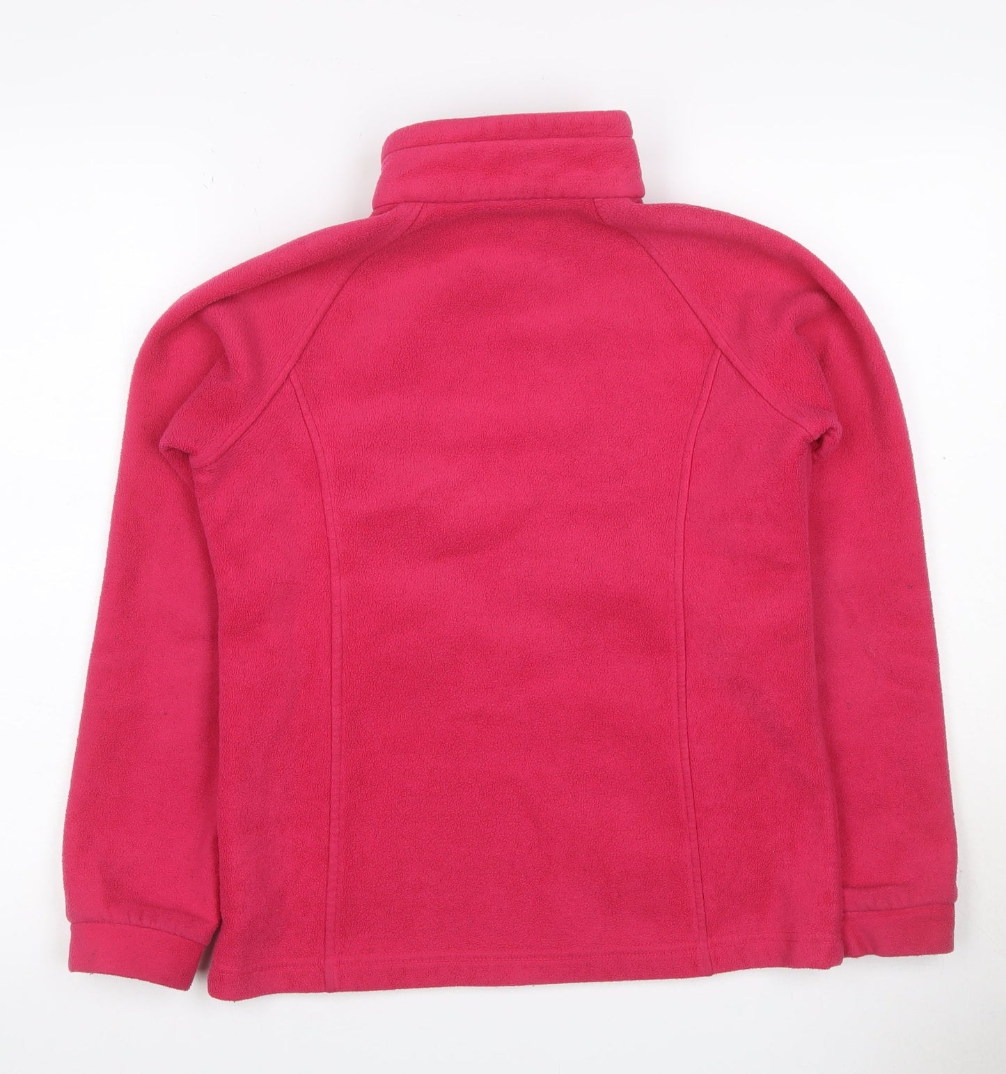 Columbia Girls Pink Fleece Jacket 14-15 Years Full Zip Pockets