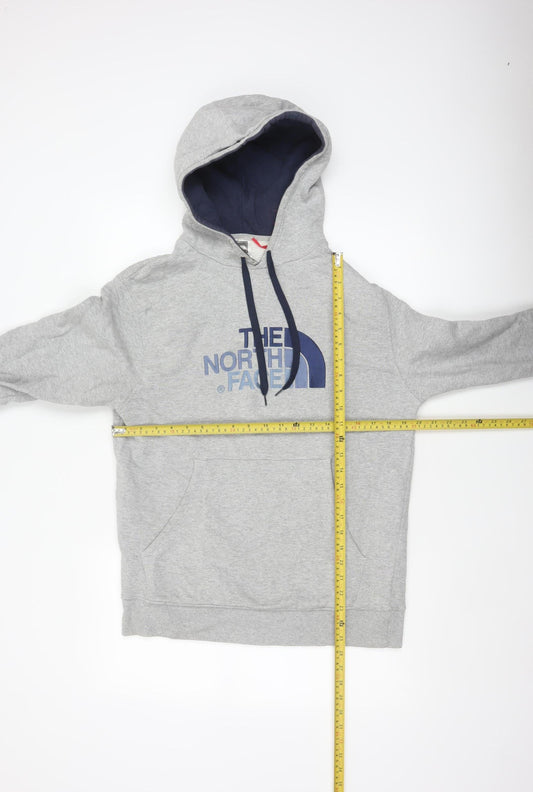 The North Face Men’s Grey M Pullover Hoodie Logo Fleece