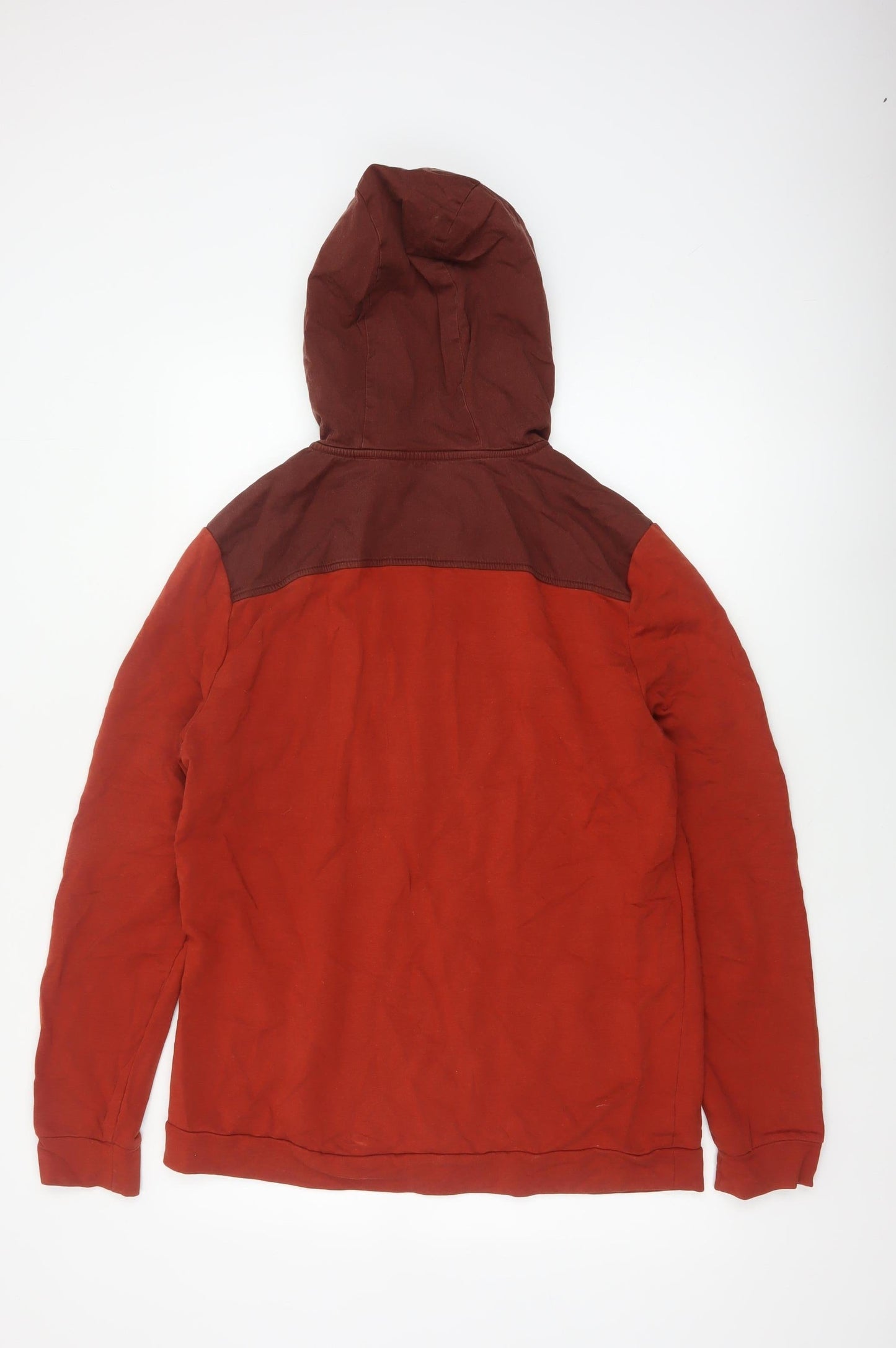 BAM Bamboo Clothing Men’s Red Brown L 1/2 Zip Pullover Hoodie