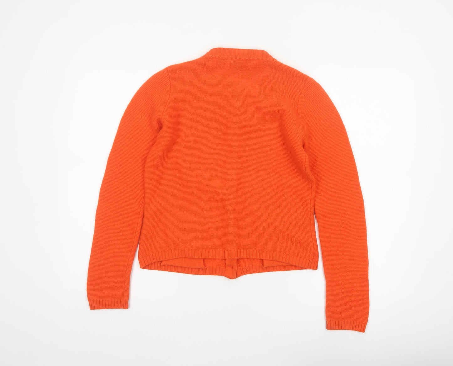 Seasalt Cornwall Women’s Orange Merino Wool Cardigan Size 8