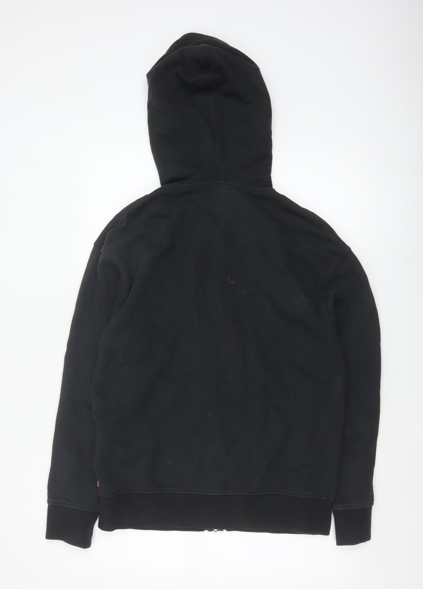 Levi's Men's Black S Relaxed Full Zip Logo Hoodie