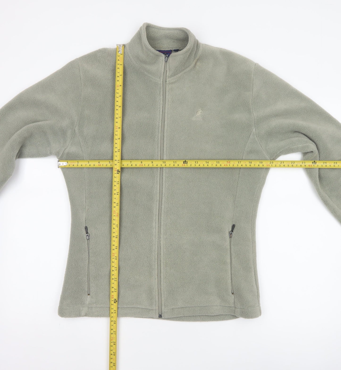 Kangol Women’s Green XL Fleece Full Zip Outdoor Jacket