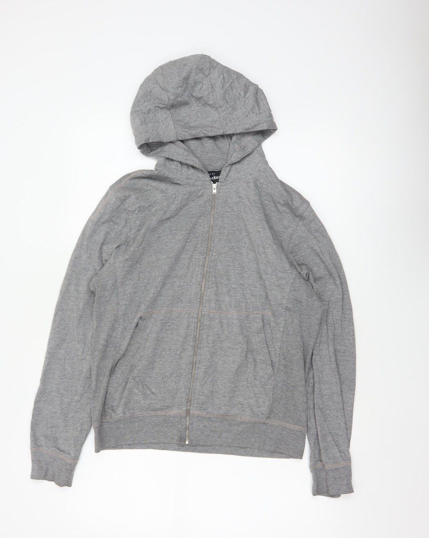 Foot Locker Women Grey S Classic Fit Full Zip Hooded Hoodie
