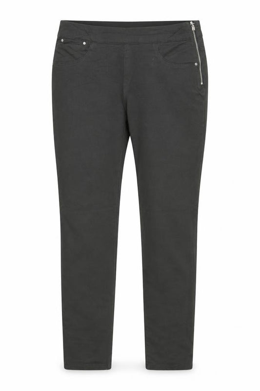 Wallis Women’s Black UK 12 Skinny Stretch Jegging Trousers Side Zip