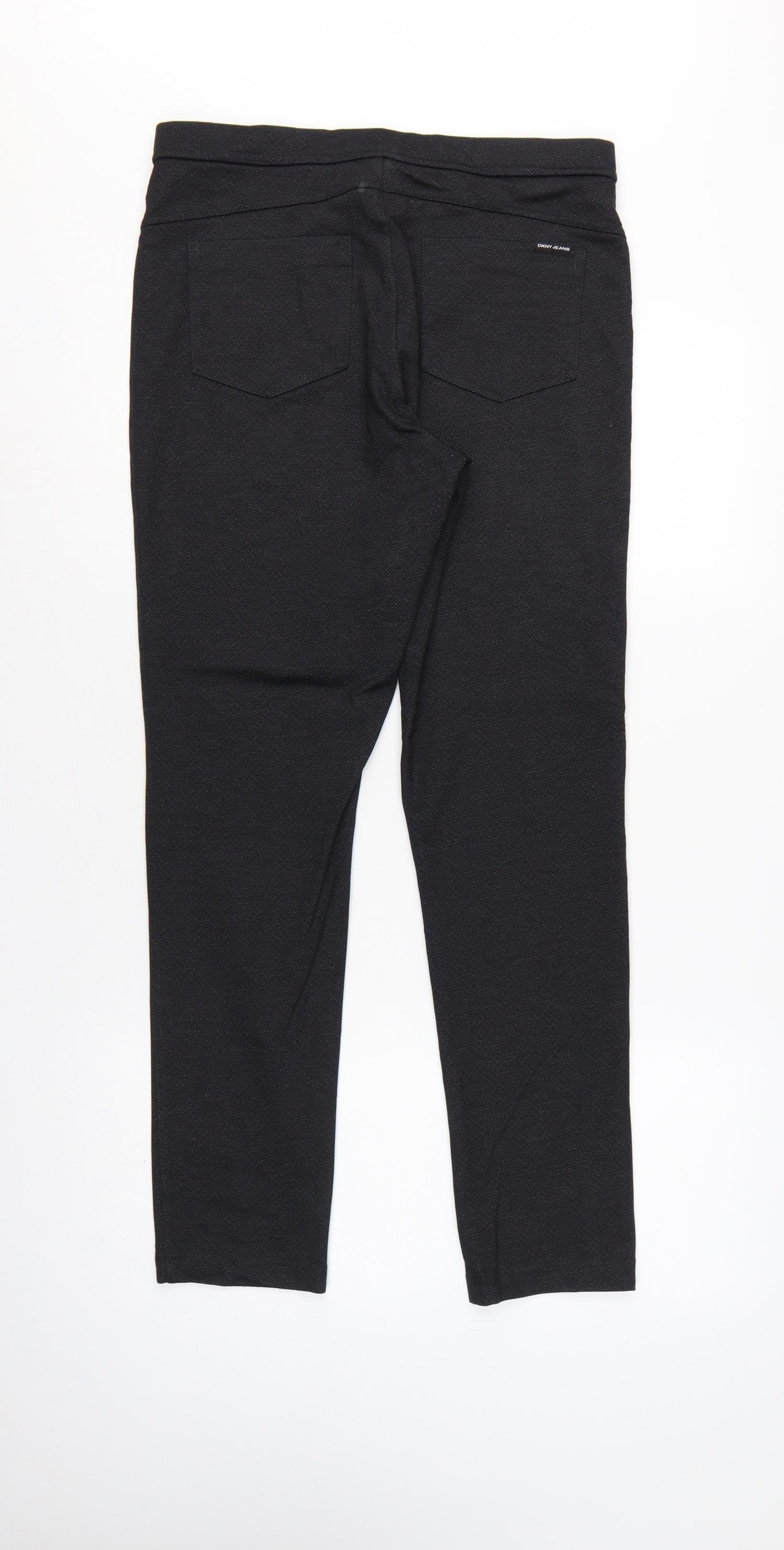 DKNY Jeans Women’s Black M Herringbone Stretch Pocket Leggings