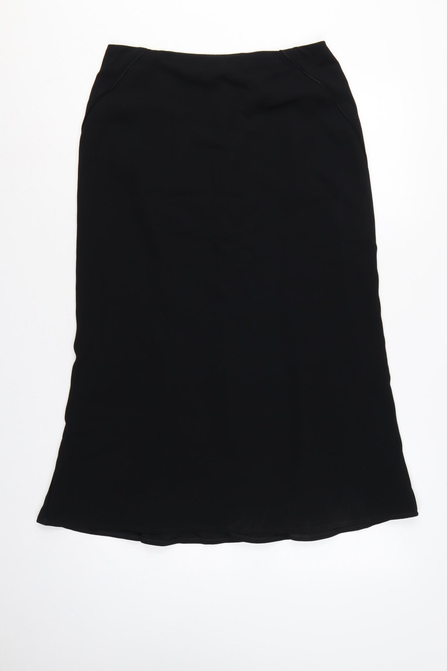 Precis Petite Women Black UK 12 Flared Long Lined Skirt
