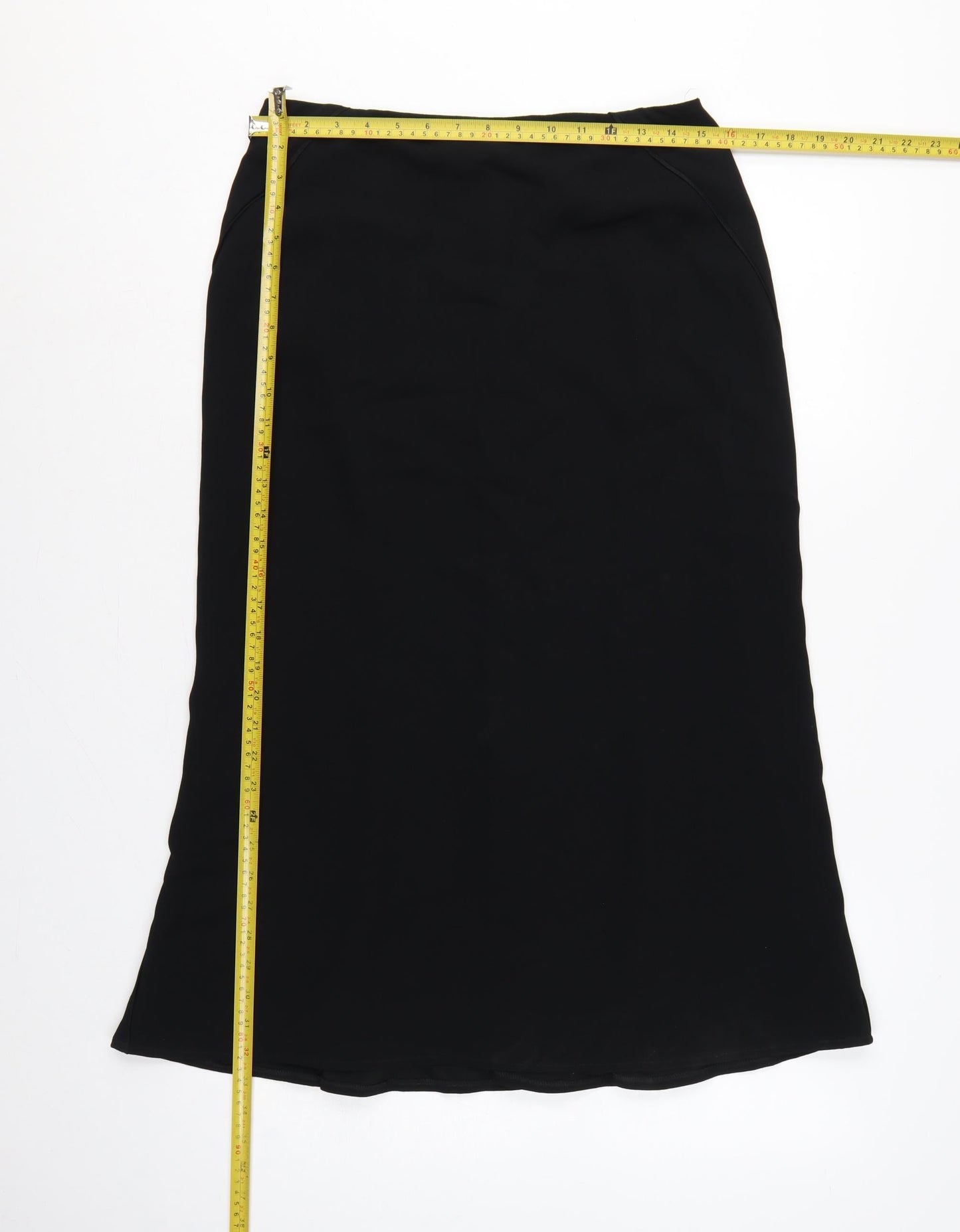 Precis Petite Women Black UK 12 Flared Long Lined Skirt