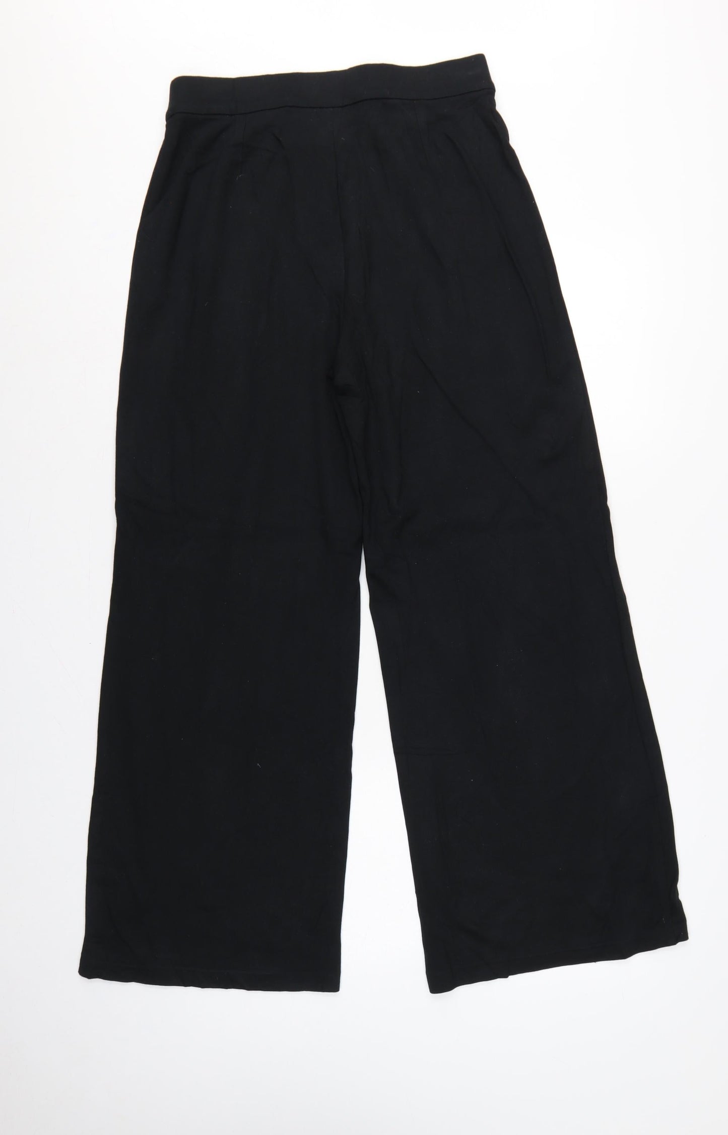 Marks and Spencer Women’s Black Size 12 Wide Leg Dress Trousers