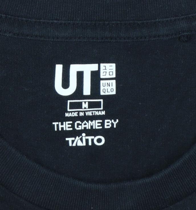 Additional view of Uniqlo Men Black M UT Taito Space Invaders Pocket Graphic T-Shirt