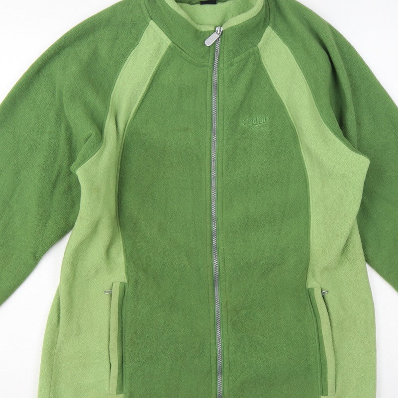 Cotton Traders Men’s Green S Fleece Full Zip Outdoor Jacket