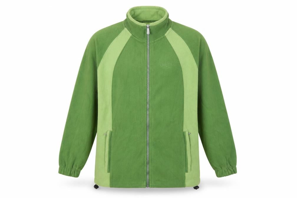 Cotton Traders Men’s Green S Fleece Full Zip Outdoor Jacket