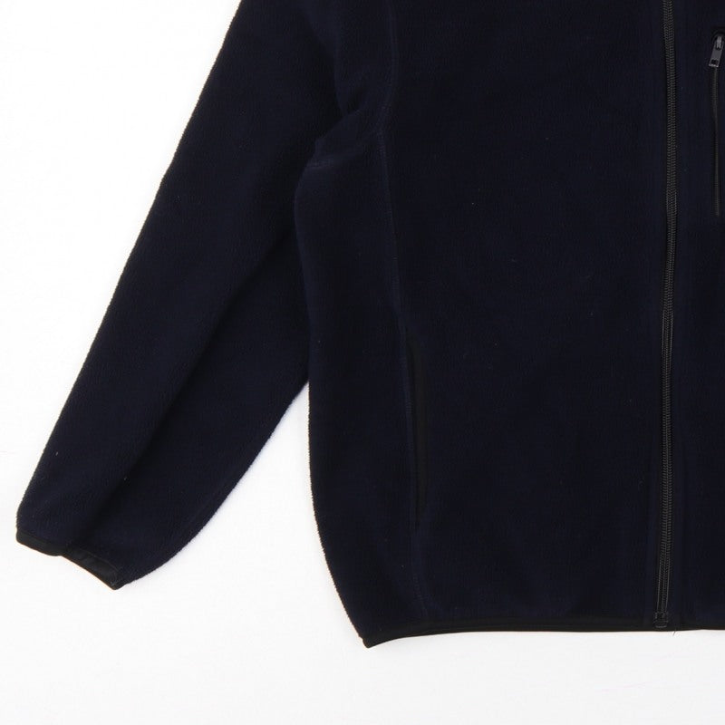 Uniqlo Boys Navy 11-12 Years Fleece Track Jacket Full Zip Pockets