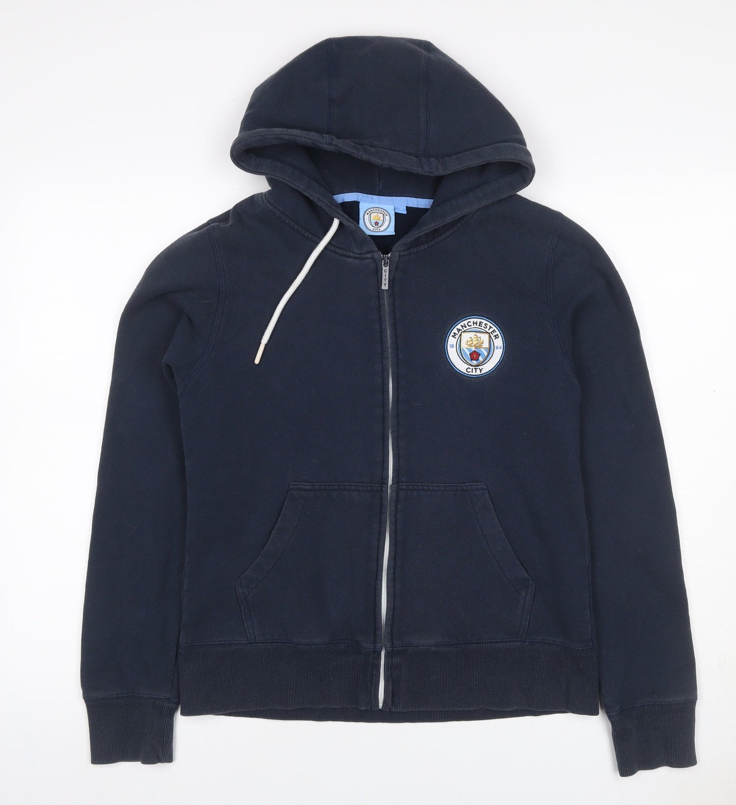 Fanatics Women Black Manchester City Full Zip Hoodie UK 12