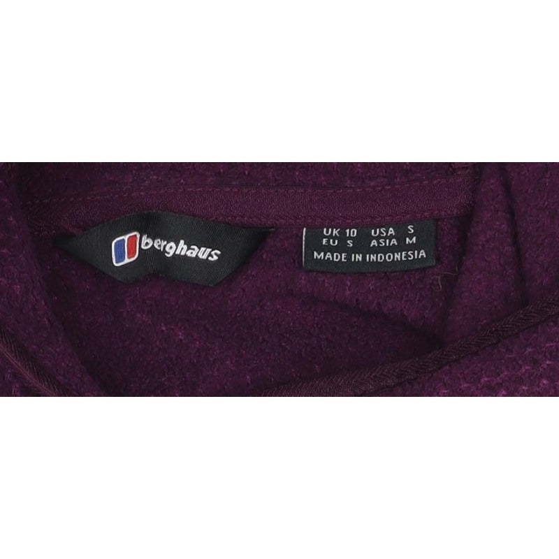 Berghaus Women’s Purple UK 10 Pullover Hooded Fleece Sweatshirt