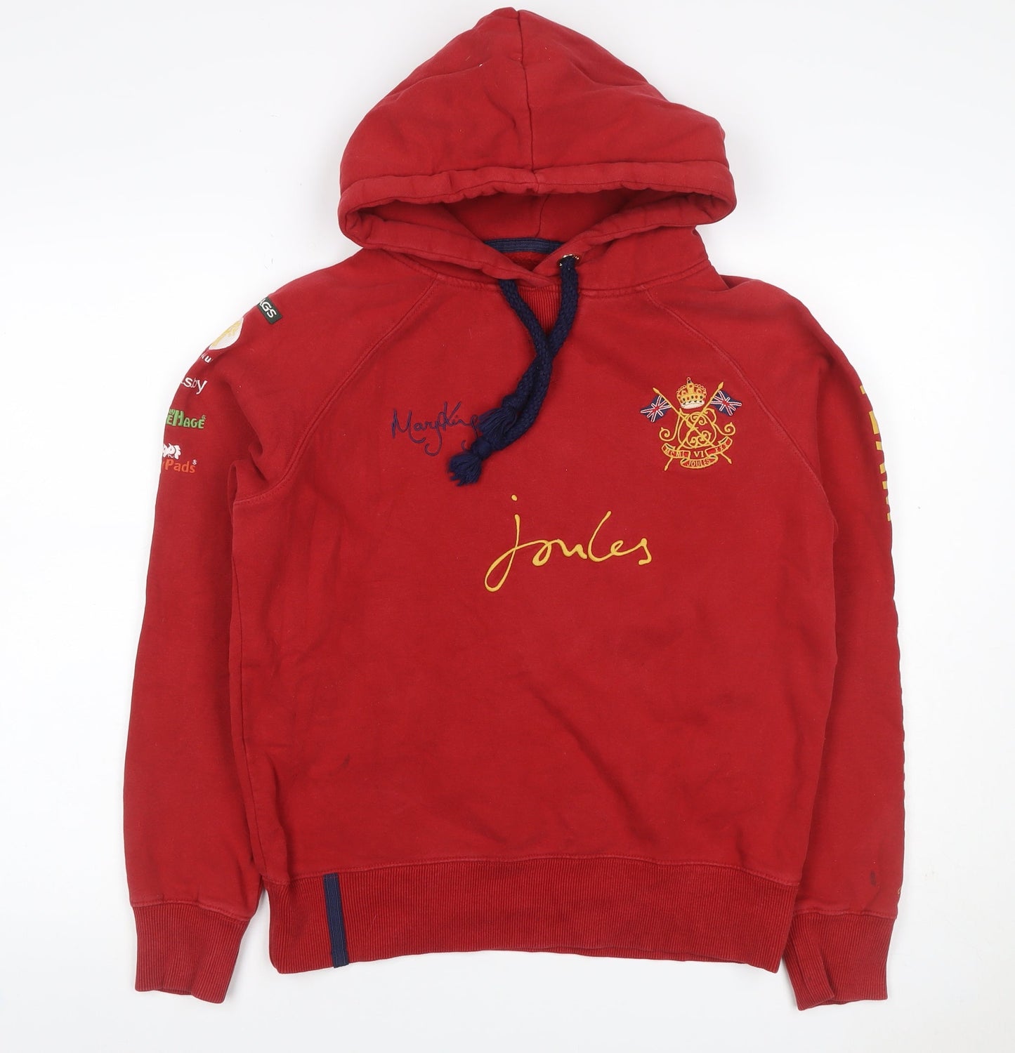 Joules Mary King Women’s Red UK 12 Team GB Britain Pullover Hoodie