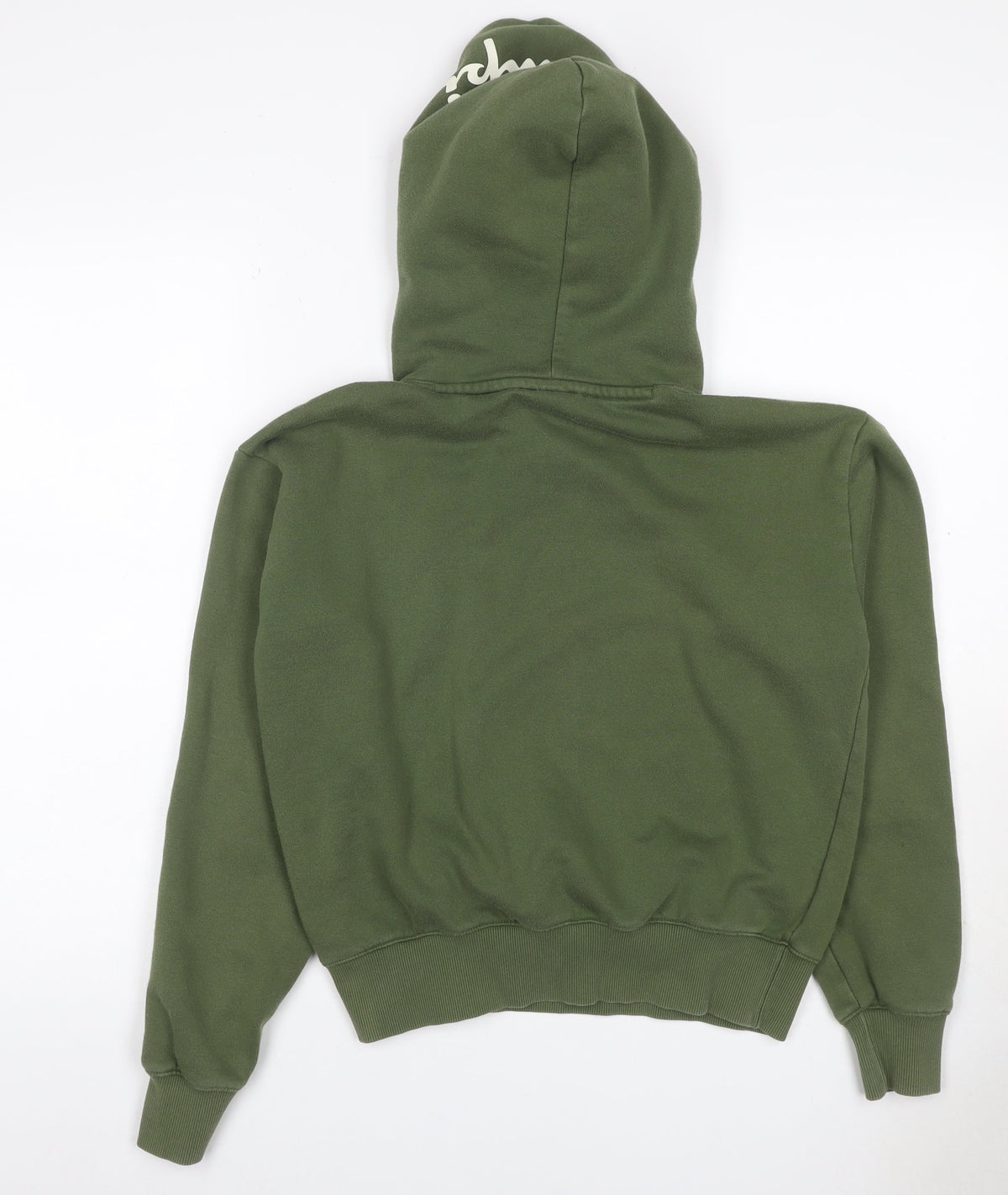 Champion Women’s Green Small Pullover Logo Hoodie Fleece Pocket