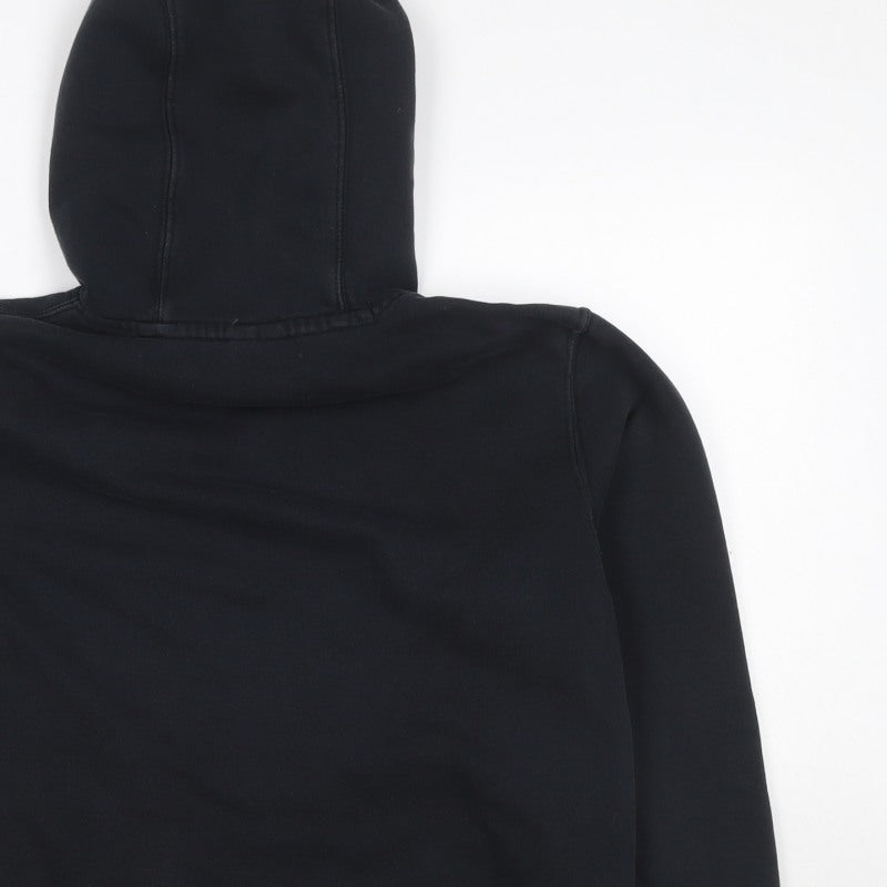 Nike Men’s Black M Pullover Hoodie Logo Fleece Sports
