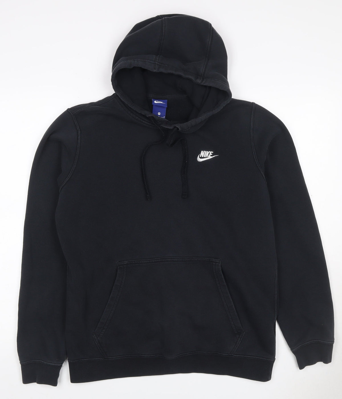 Nike Men’s Black M Pullover Hoodie Logo Fleece Sports
