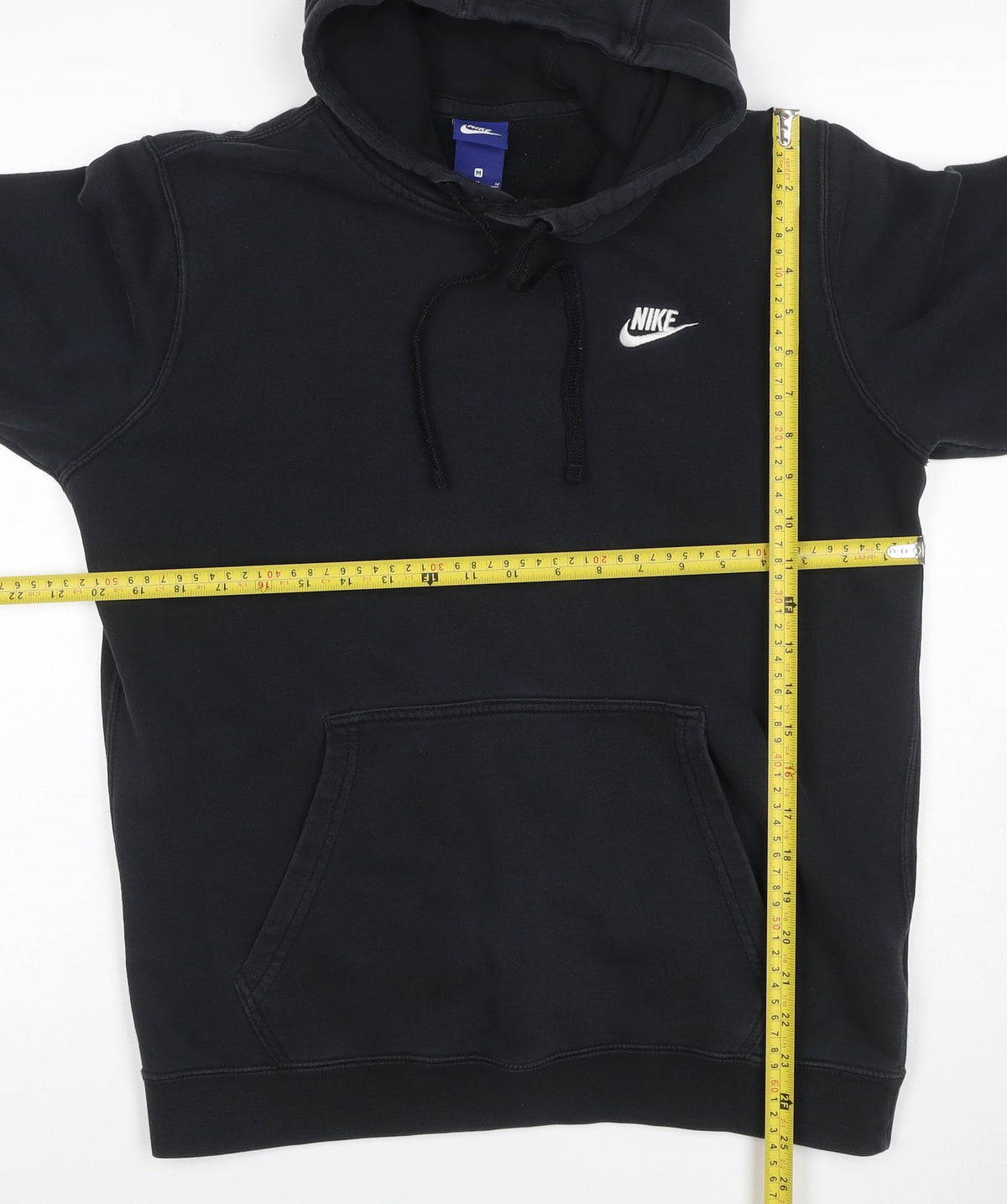 Nike Men’s Black M Pullover Hoodie Logo Fleece Sports