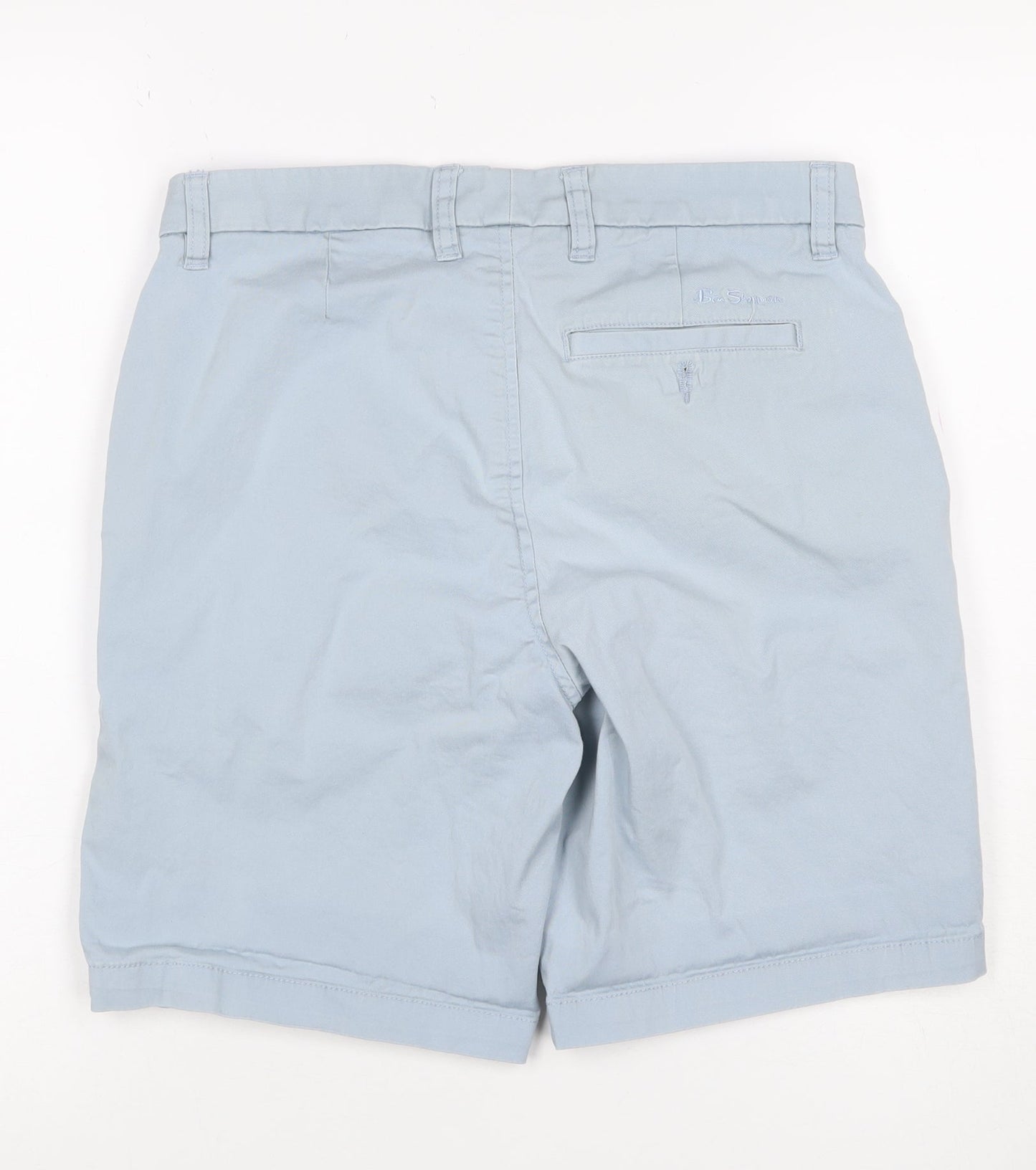 Ben Sherman Men’s Blue Chino Shorts Size 32 Cotton Stretch