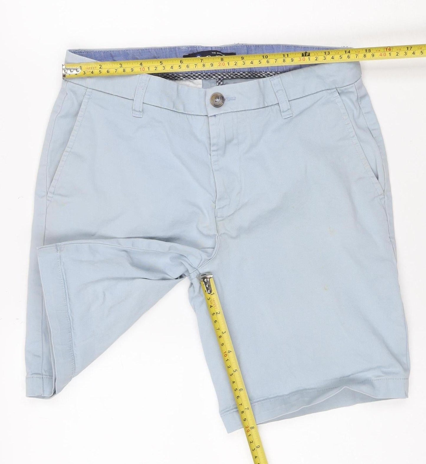 Ben Sherman Men’s Blue Chino Shorts Size 32 Cotton Stretch
