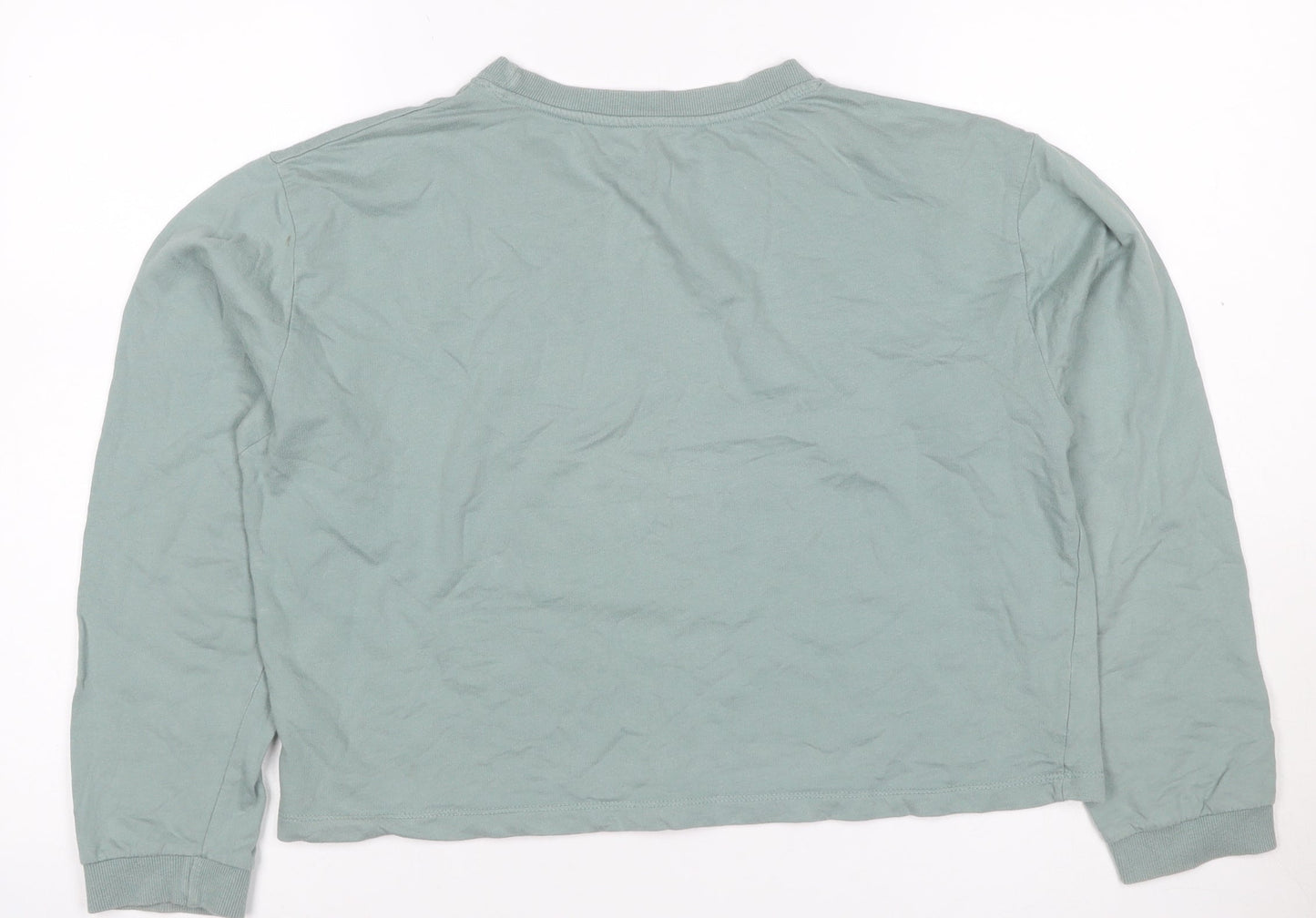 Studiofit Women’s Green XL California Graphic Print Crew Neck Sweatshirt