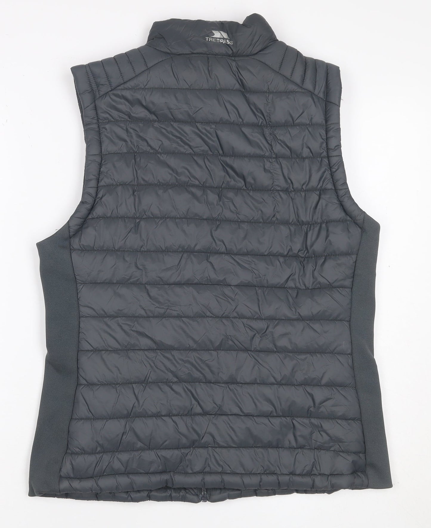 Trespass Women’s Grey UK 14 Quilted Puffer Bodywarmer Zip Gilet